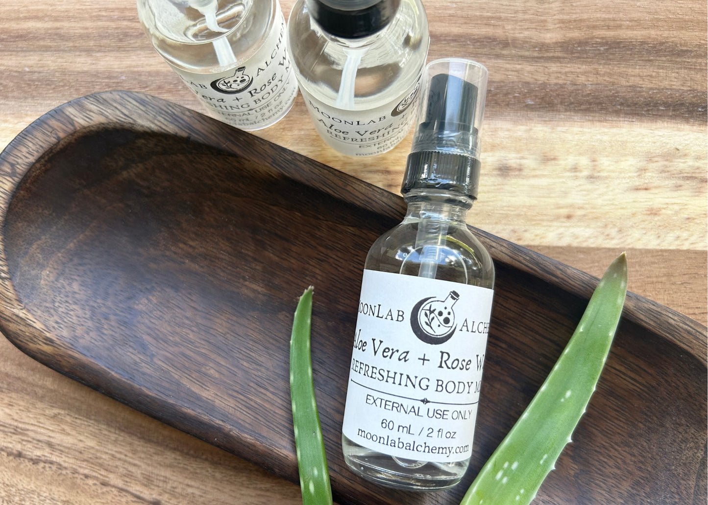 ALOE VERA + ROSE WATER Refreshing Body Mist